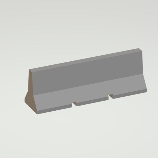 1:43 UK Road Barrier