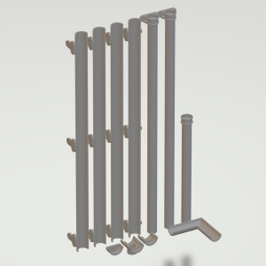 1:43.5 Victorian Guttering Pack